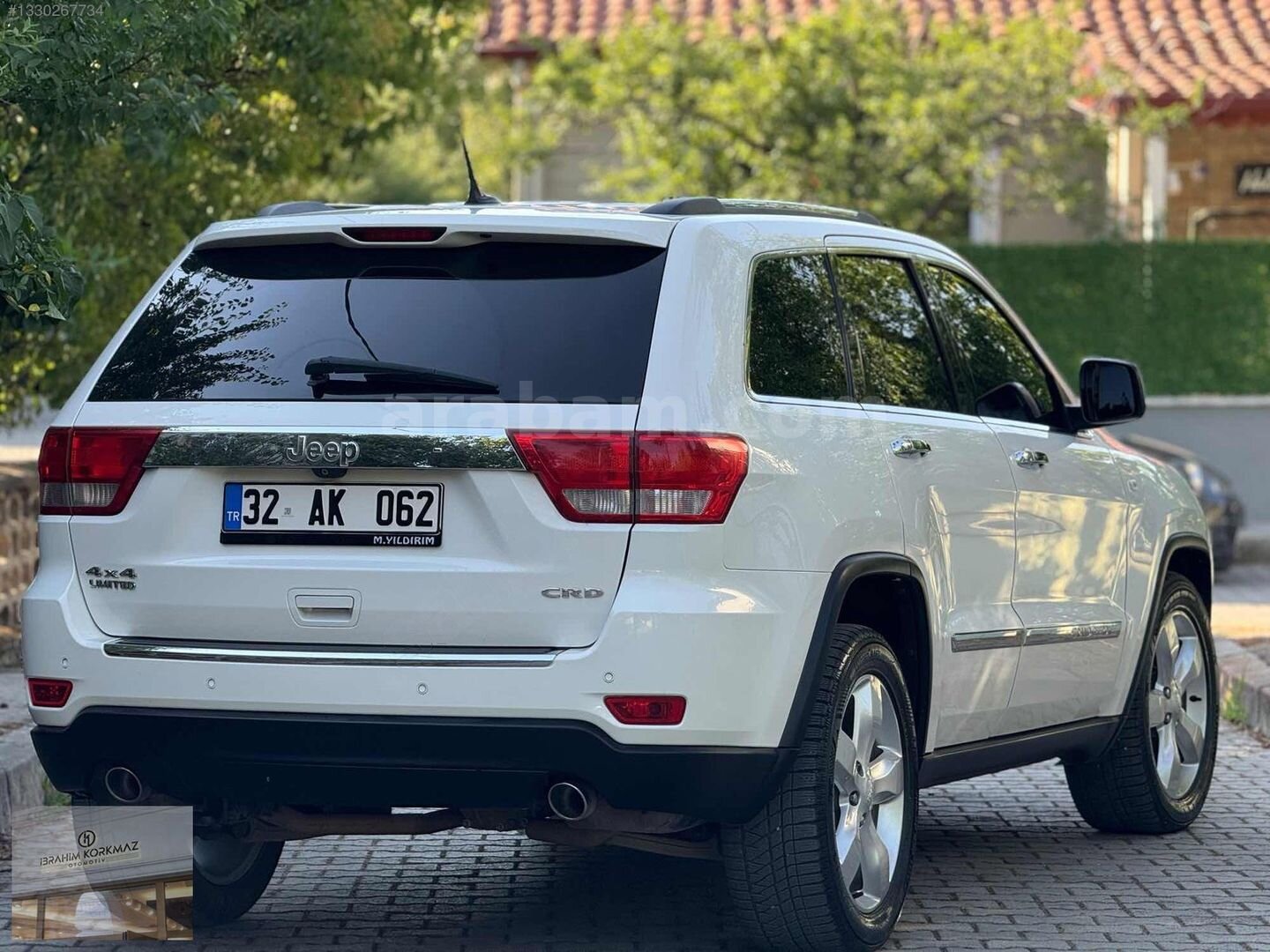 Galeriden Jeep Grand Cherokee 3.0 CRD Limited 2012 Model Isparta 285.000 km Beyaz 5