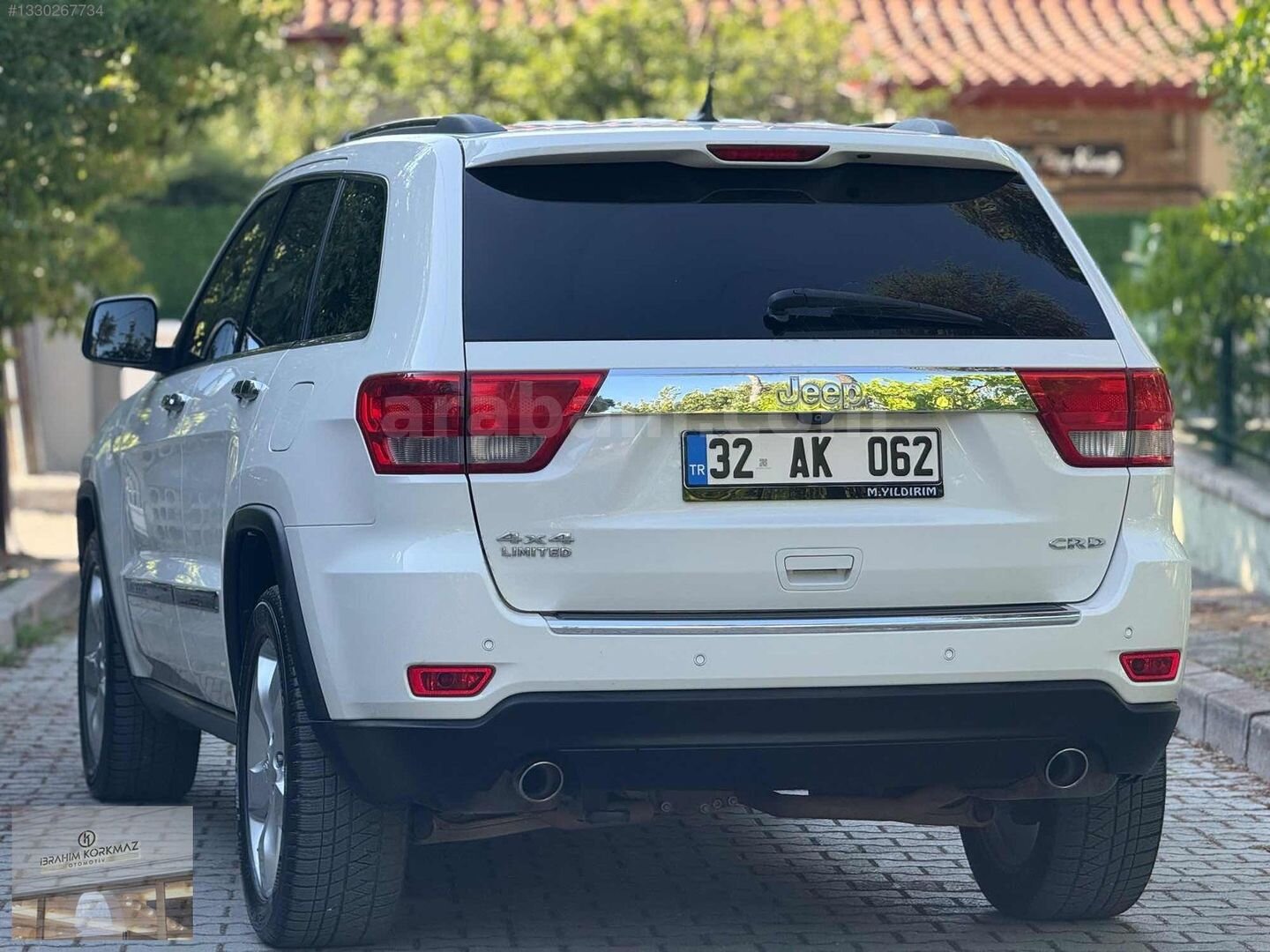 Galeriden Jeep Grand Cherokee 3.0 CRD Limited 2012 Model Isparta 285.000 km Beyaz 7