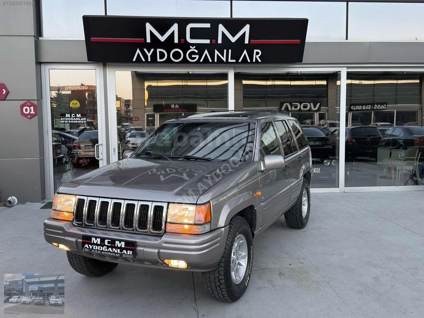 Galeriden Jeep Grand Cherokee 5.2 Limited 1997 Model Ankara 415.000 km Gri 1