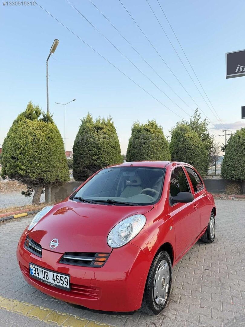 Galeriden Nissan Micra 1.2 Visia 2003 Model Balıkesir 85.000 km Kırmızı 3
