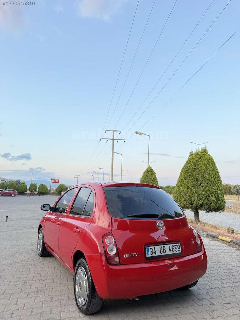 Galeriden Nissan Micra 1.2 Visia 2003 Model Balıkesir 85.000 km Kırmızı 6