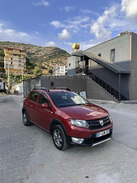 Sahibinden Dacia Sandero 1.5 dCi Stepway 2013 Model Antalya 282.000 km Kırmızı