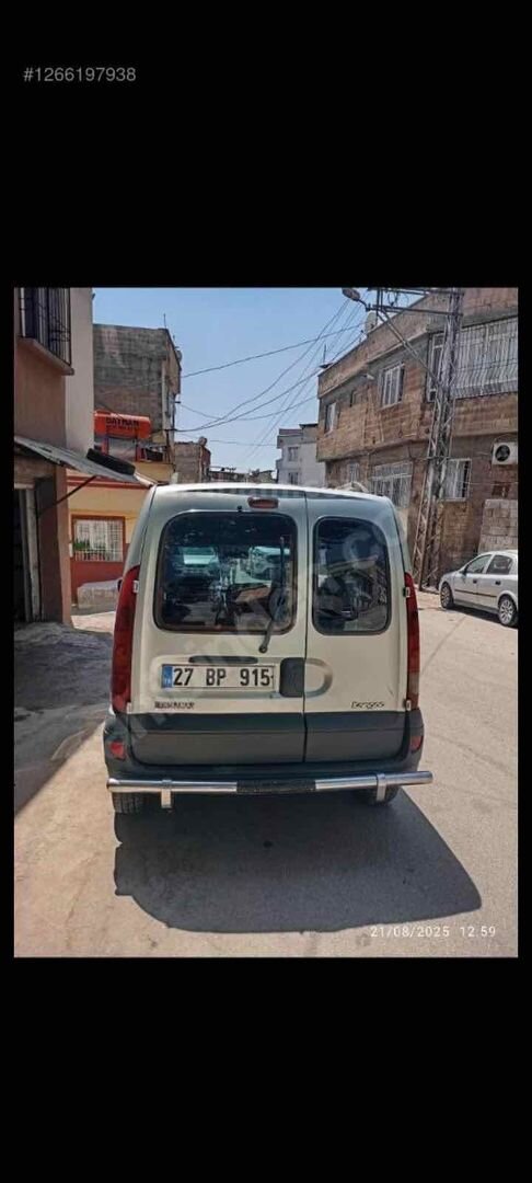 Sahibinden Renault Kangoo 1.5 dCi Authentique 2005 Model Gaziantep 234.000 km Gri 2