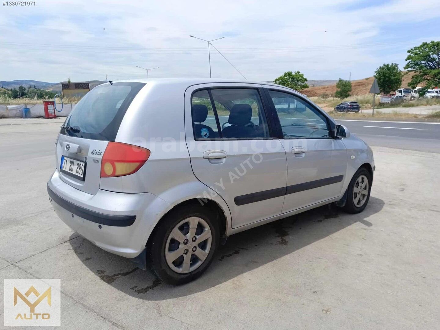 Galeriden Hyundai Getz 1.3 GLS 2005 Model Ankara 353.000 km Gri 4