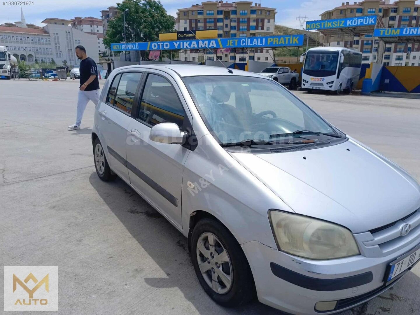 Galeriden Hyundai Getz 1.3 GLS 2005 Model Ankara 353.000 km Gri 5