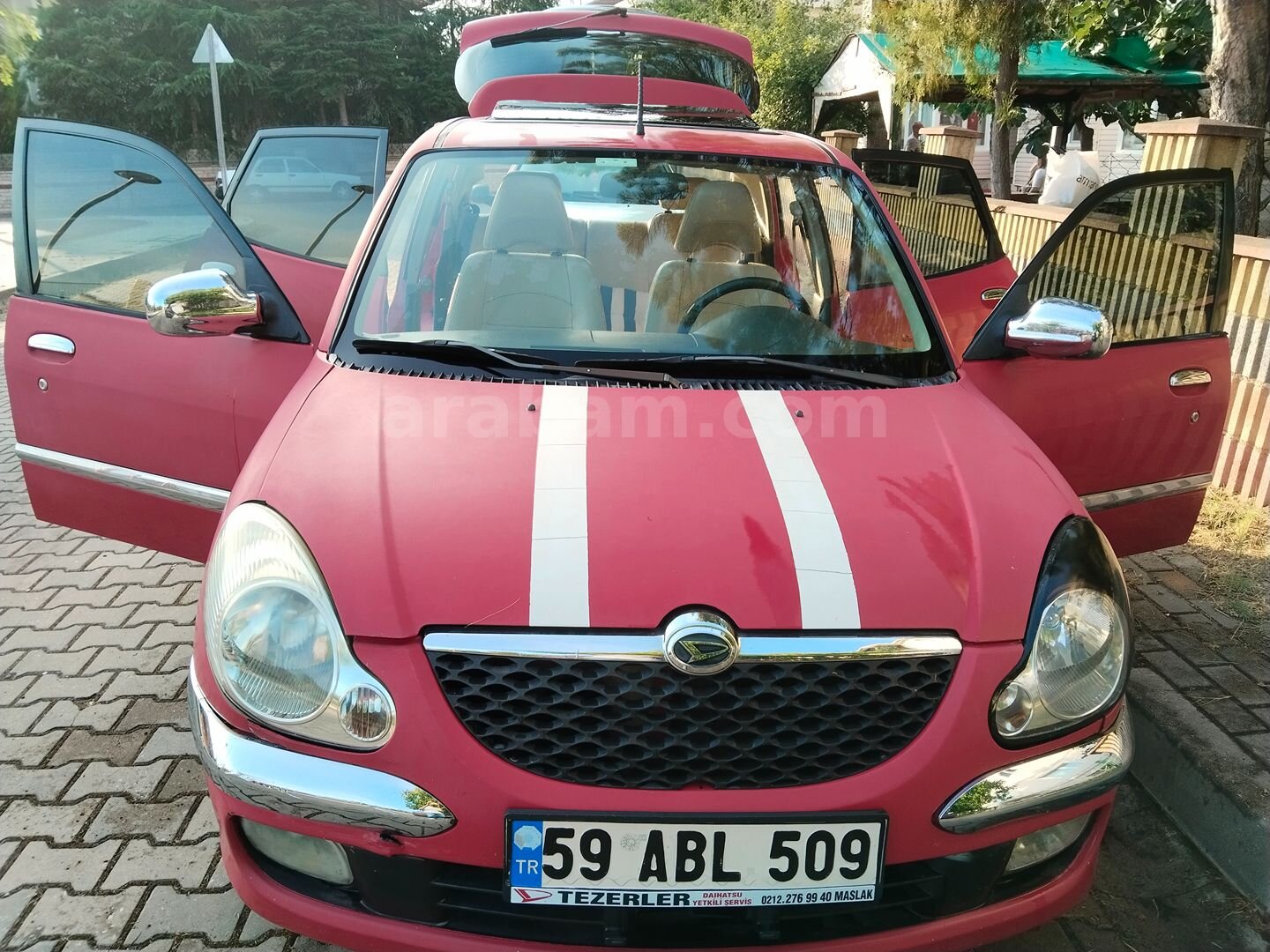 Sahibinden Daihatsu Sirion 1.3 Touring 2005 Model Kırklareli 209.000 km Kırmızı 3