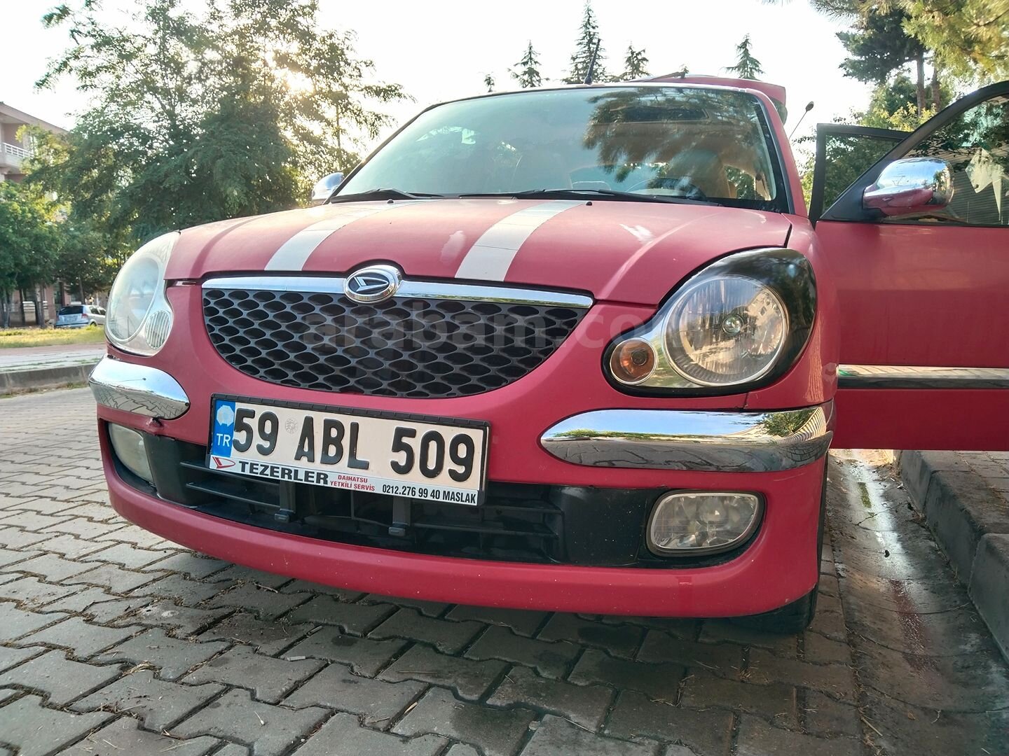 Sahibinden Daihatsu Sirion 1.3 Touring 2005 Model Kırklareli 209.000 km Kırmızı 4