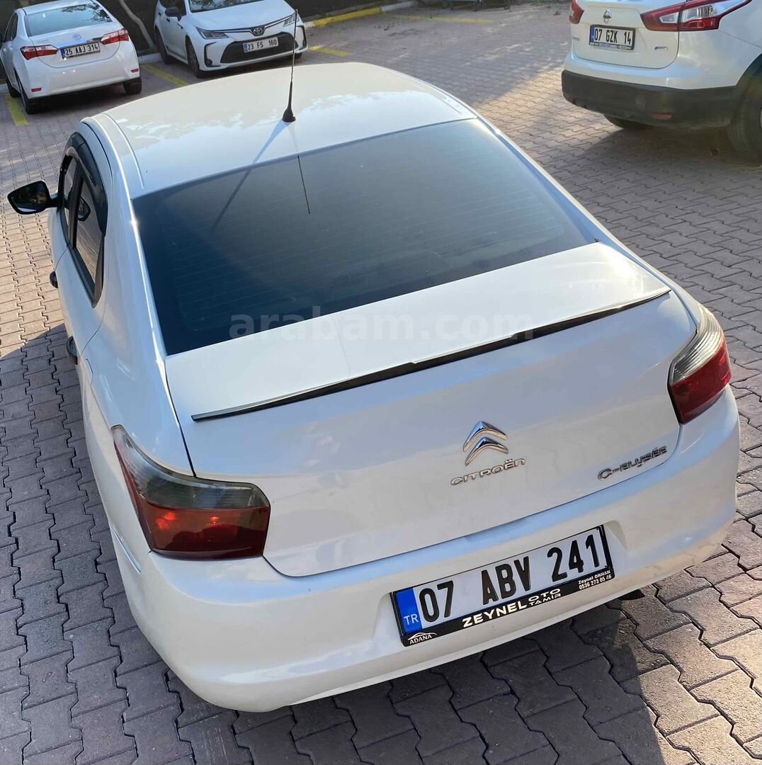Sahibinden Citroen C-Elysée 1.6 HDi Exclusive 2016 Model Antalya 256.000 km Beyaz 2