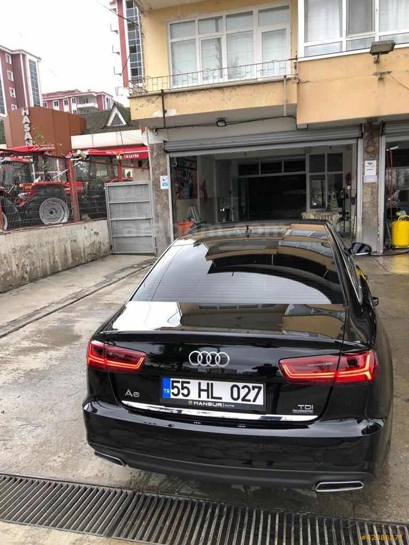Galeriden Audi A6 Sedan 2.0 TDI Quattro 2016 Model Samsun 177.000 km Siyah 3