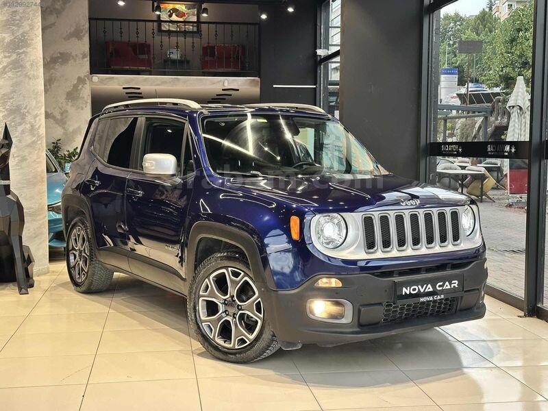 Galeriden Jeep Renegade 1.4 MultiAir Limited 2016 Model Bursa 121.000 km Lacivert 1
