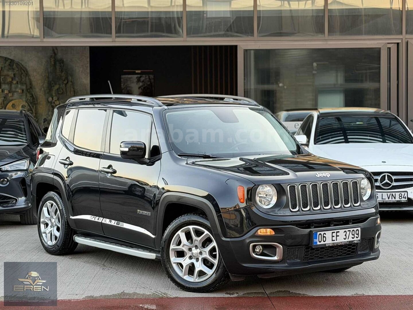 Galeriden Jeep Renegade 1.6 MultiJet Longitude 2017 Model Ankara 221.000 km Siyah 2