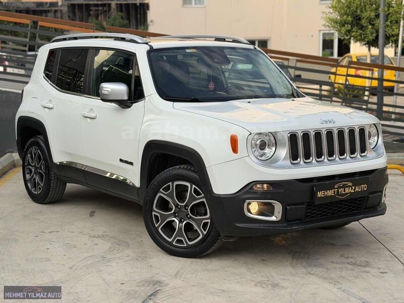 Galeriden Jeep Renegade 1.4 MultiAir Limited 2016 Model Mersin 125.000 km Beyaz