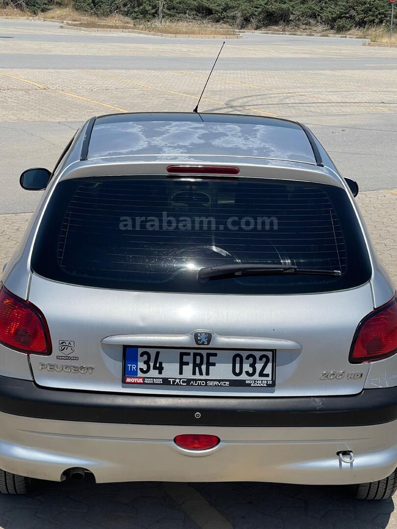 Sahibinden Peugeot 206 1.4 HDi X-line 2003 Model Adana 330.000 km Gri 6