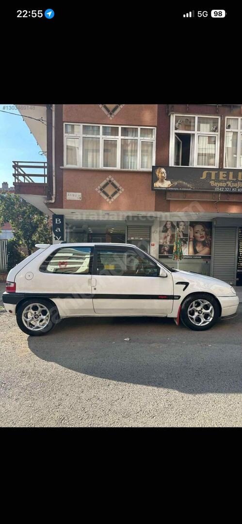 Sahibinden Citroen Saxo 1.4 SX 1997 Model İstanbul 310.000 km Beyaz 6