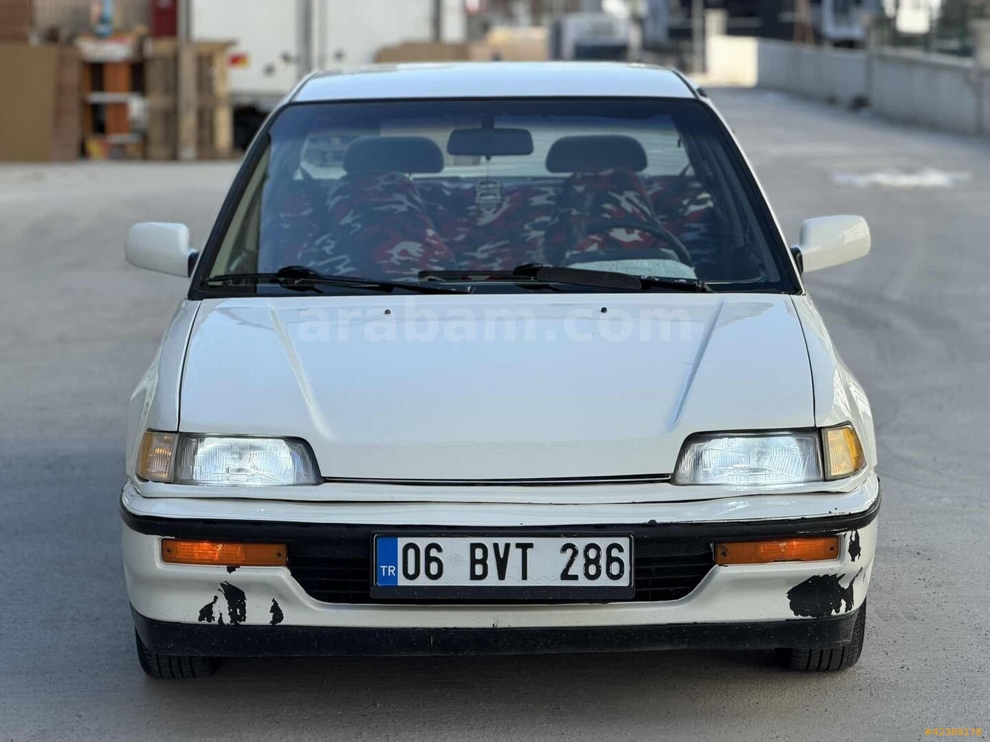 Galeriden Honda Civic 1.4 1.4i 1990 Model Ankara 309.000 km Beyaz 5