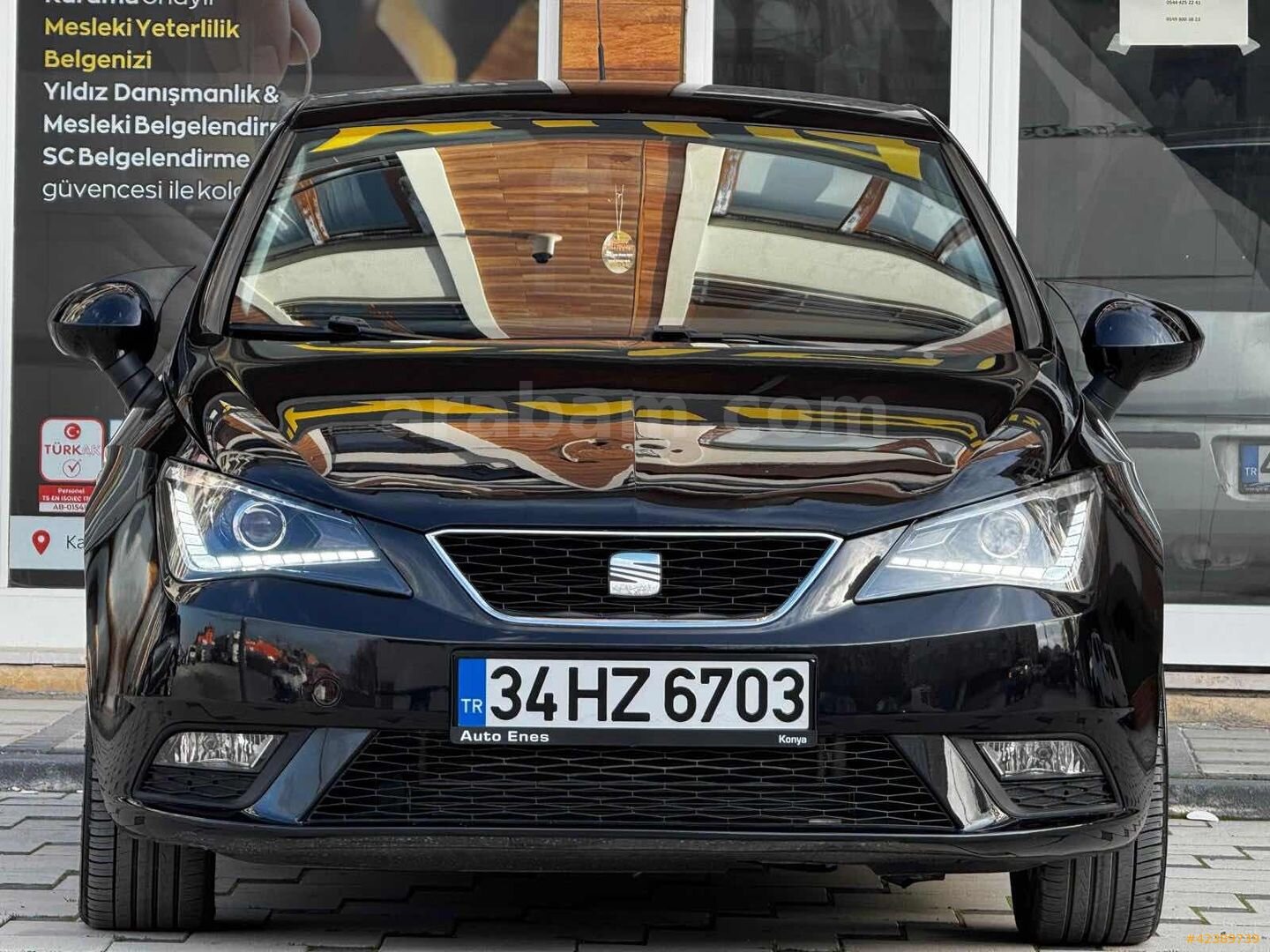 Galeriden Seat Ibiza 1.2 TSI Style 2013 Model Konya 88.000 km Siyah 3