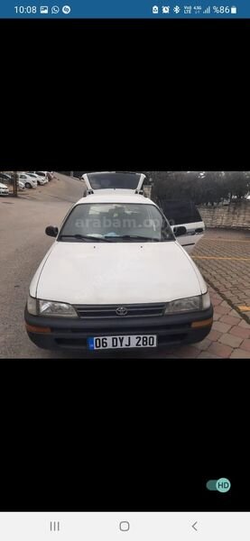 Sahibinden Toyota Corolla 1.3 XL 1998 Model Ankara 300.000 km Beyaz