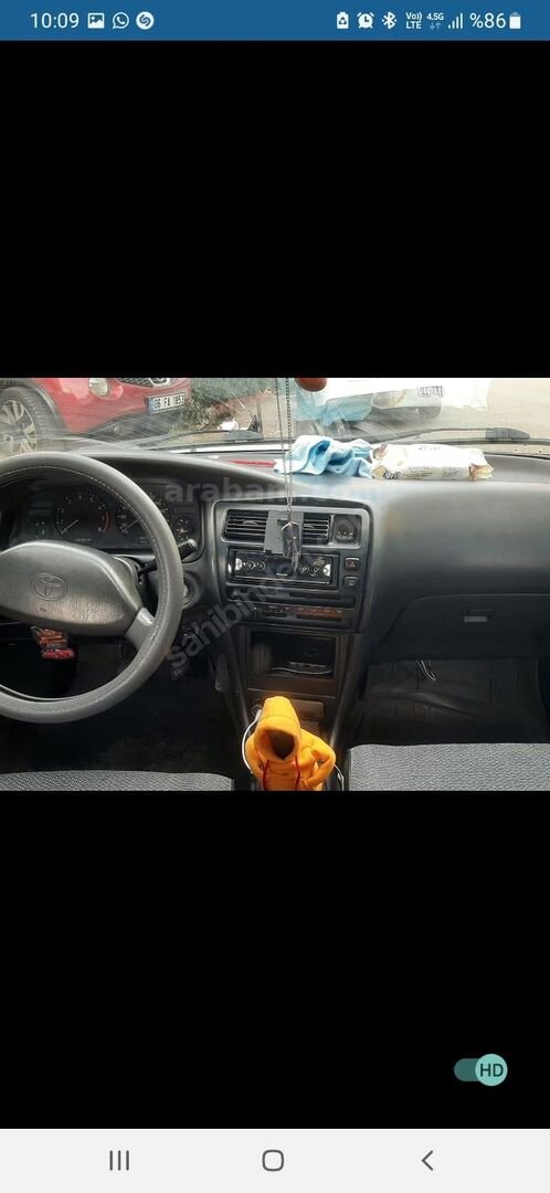 Sahibinden Toyota Corolla 1.3 XL 1998 Model Ankara 300.000 km Beyaz 4