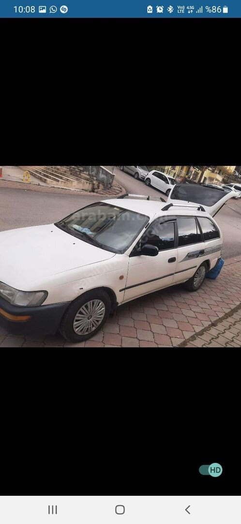 Sahibinden Toyota Corolla 1.3 XL 1998 Model Ankara 300.000 km Beyaz 2