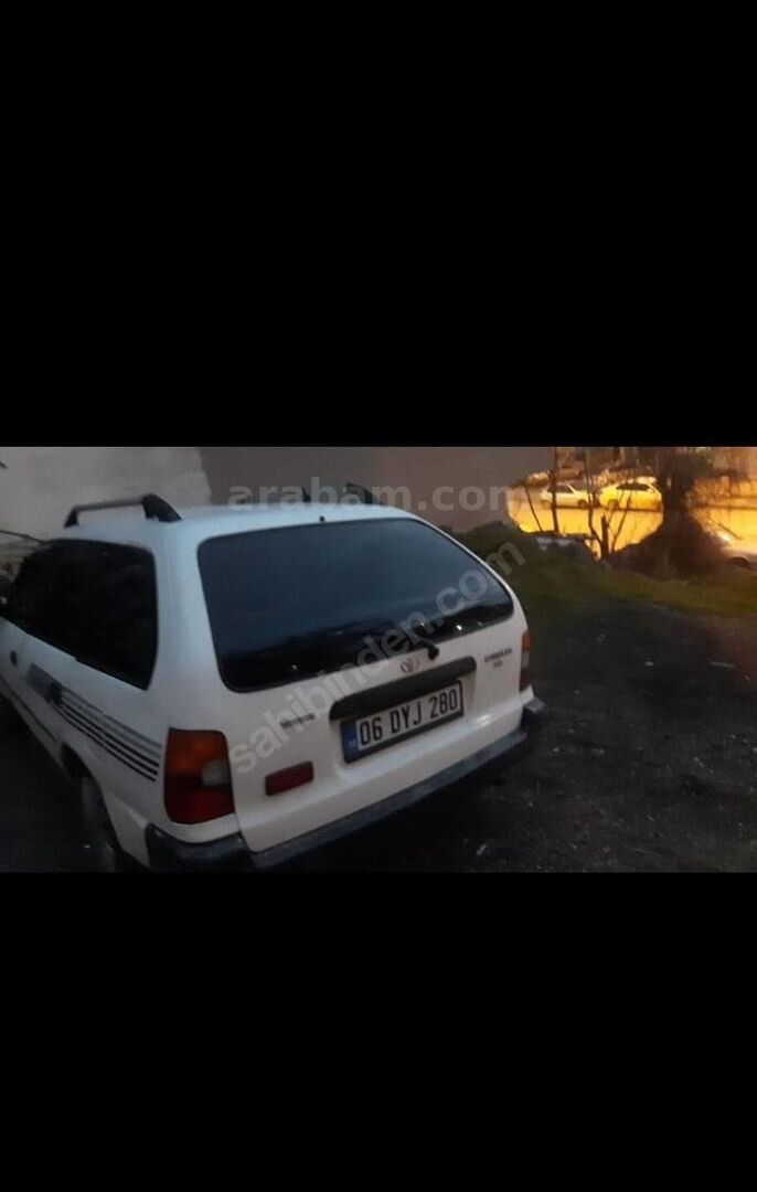 Sahibinden Toyota Corolla 1.3 XL 1998 Model Ankara 300.000 km Beyaz 6