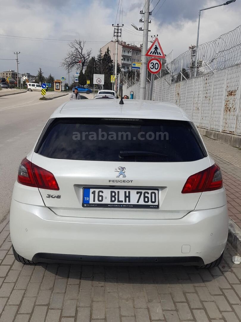 Sahibinden Peugeot 308 1.2 PureTech Allure Dynamic 2020 Model Bursa 61.000 km Beyaz 4