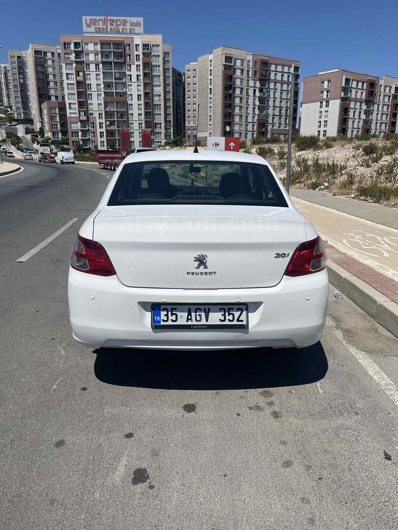 Sahibinden Peugeot 301 1.2 VTi Access 2013 Model İzmir 155.000 km Beyaz 2