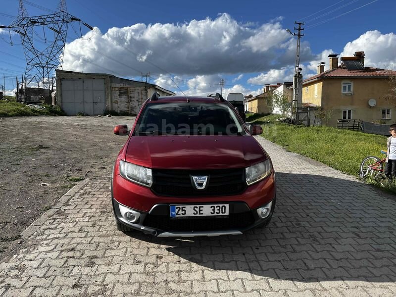 Sahibinden Dacia Sandero 1.5 dCi Stepway 2012 Model Erzurum 187.000 km Kırmızı