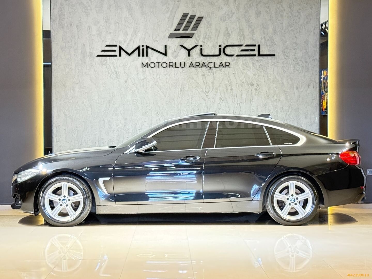 Galeriden BMW 4 Serisi 418i Gran Coupe Prestige 2016 Model Denizli 227.000 km Siyah 3