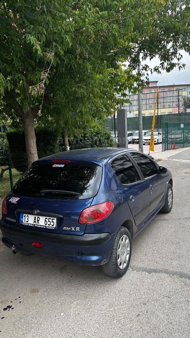 Sahibinden Peugeot 206 1.4 XR 1999 Model Kocaeli 210.000 km Mavi 2