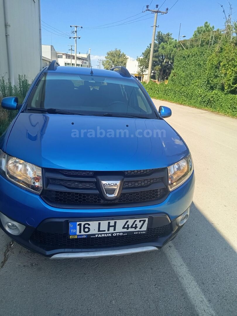 Sahibinden Dacia Sandero 1.5 dCi Stepway 2013 Model Bursa 158.500 km Mavi 1