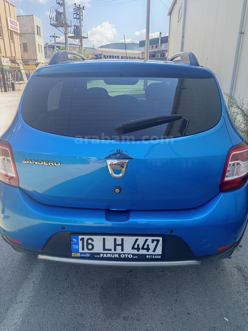 Sahibinden Dacia Sandero 1.5 dCi Stepway 2013 Model Bursa 158.500 km Mavi 4