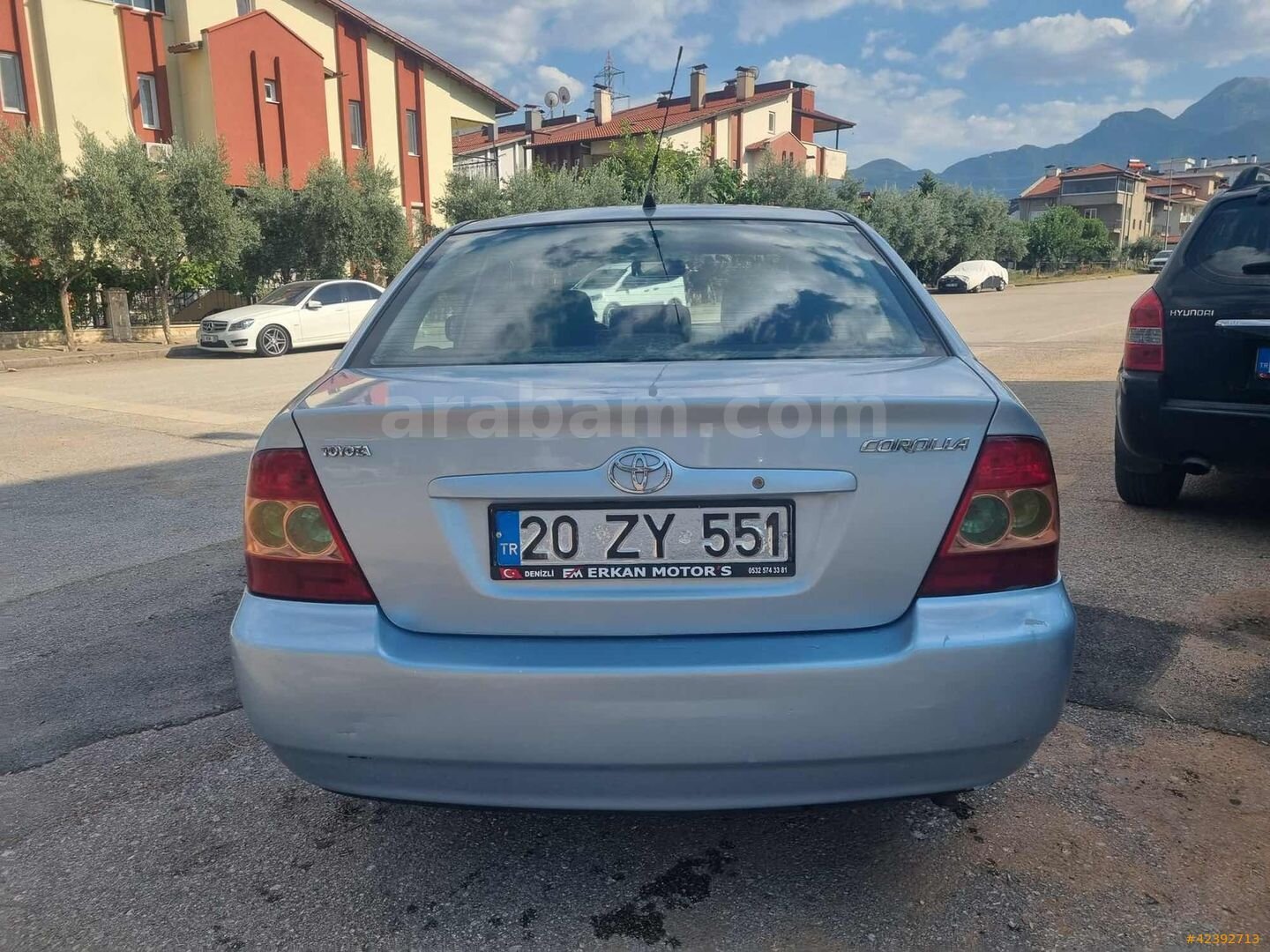 Galeriden Toyota Corolla 1.6 Terra 2005 Model Denizli 250.000 km Mavi 3