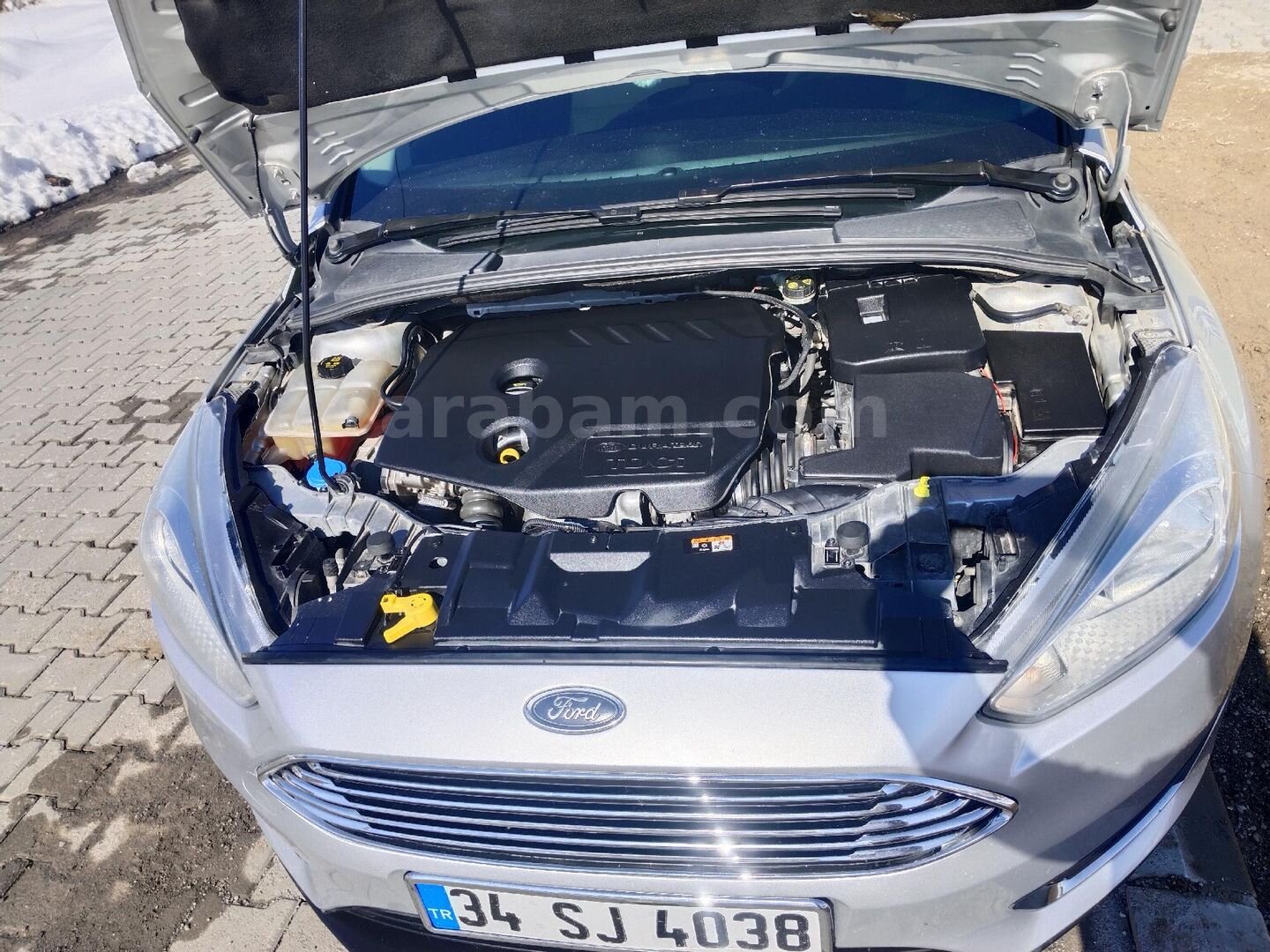 Sahibinden Ford Focus 1.6 TDCi Trend X 2016 Model Bitlis 2.005.000 km Gri (Gümüş) 7