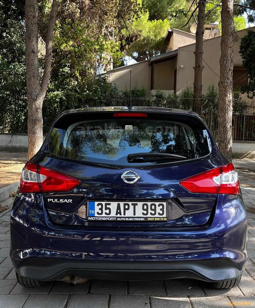 Galeriden Nissan Pulsar 1.2 Tekna 2016 Model İzmir 80.000 km Mavi 5