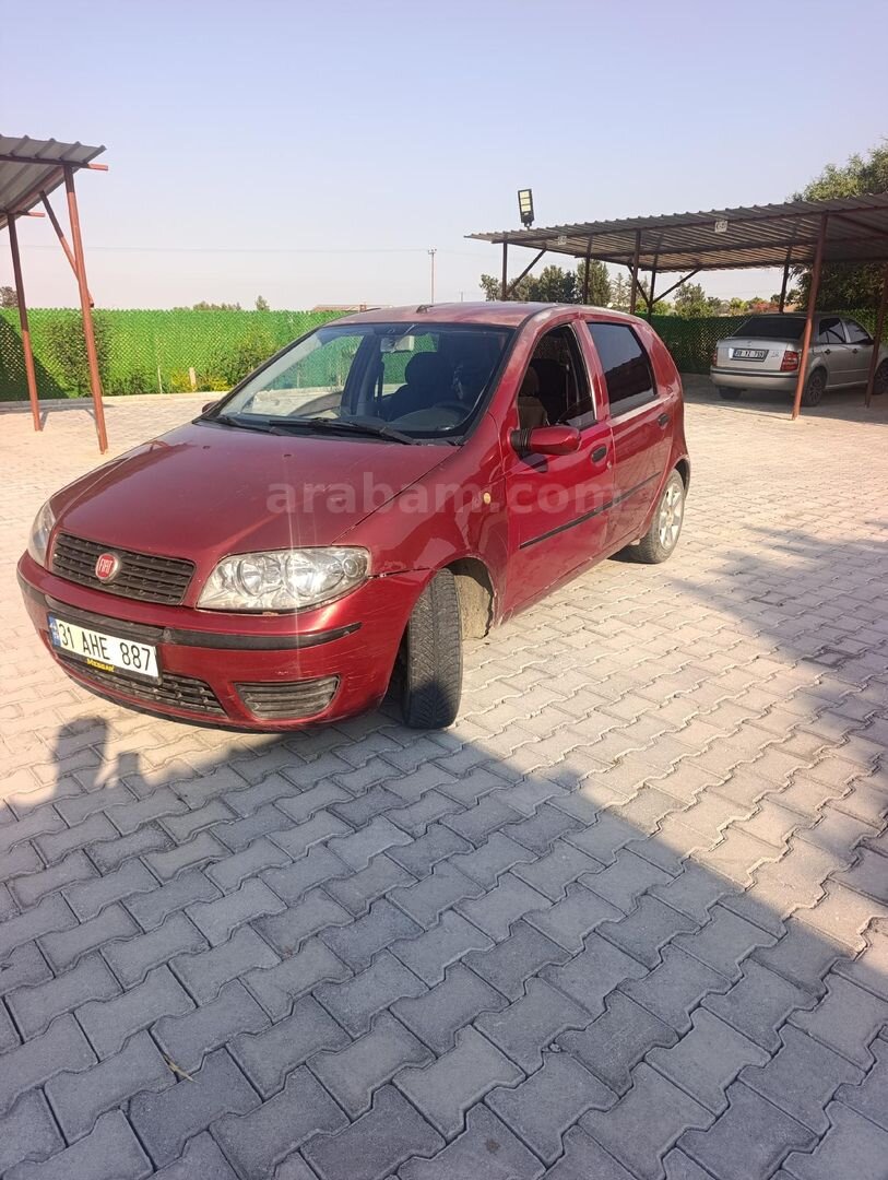 Sahibinden Fiat Punto 1.3 Multijet Dynamic 2005 Model Hatay 350.000 km Kırmızı 1
