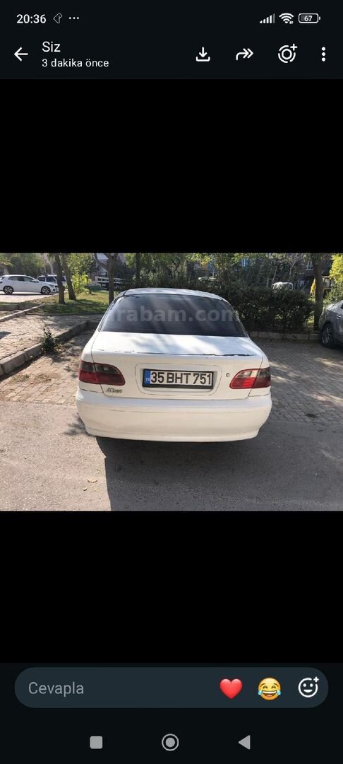 Sahibinden Fiat Albea 1.3 Multijet Active 2005 Model İzmir 335.000 km Beyaz 4