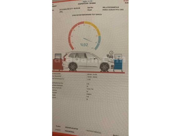 Sahibinden Opel Mokka 1.6 Enjoy 2012 Model Gaziantep 234.000 km