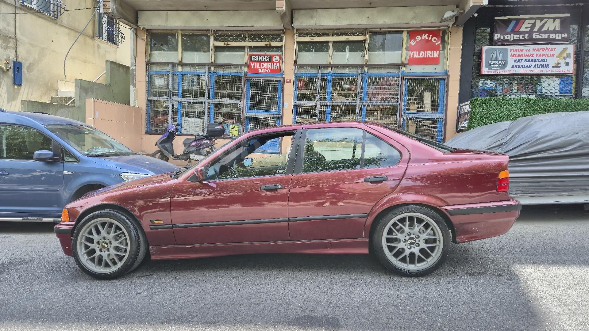 Sahibinden BMW 3 Serisi 325i Standart 1991 Model İstanbul 355.000 km Bordo 2
