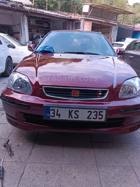 Sahibinden Honda Civic 1.6 i ES 1998 Model İstanbul 252.000 km Bordo