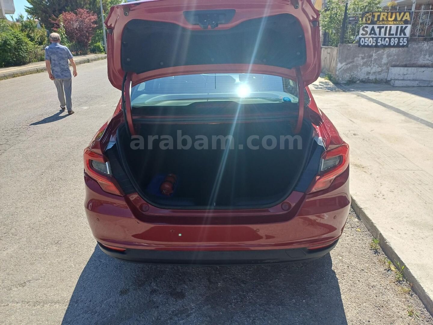 Sahibinden Fiat Egea 1.4 Fire Easy 2019 Model Samsun 94.500 km Bordo 6