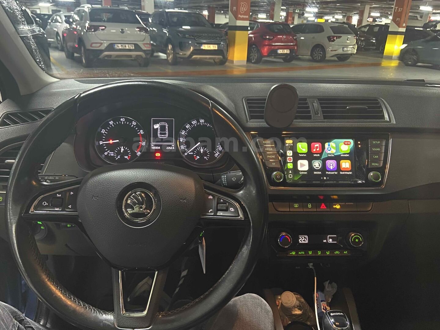 Sahibinden Skoda Fabia 1.2 TSI Style 2017 Model İstanbul 107.000 km Mavi 6