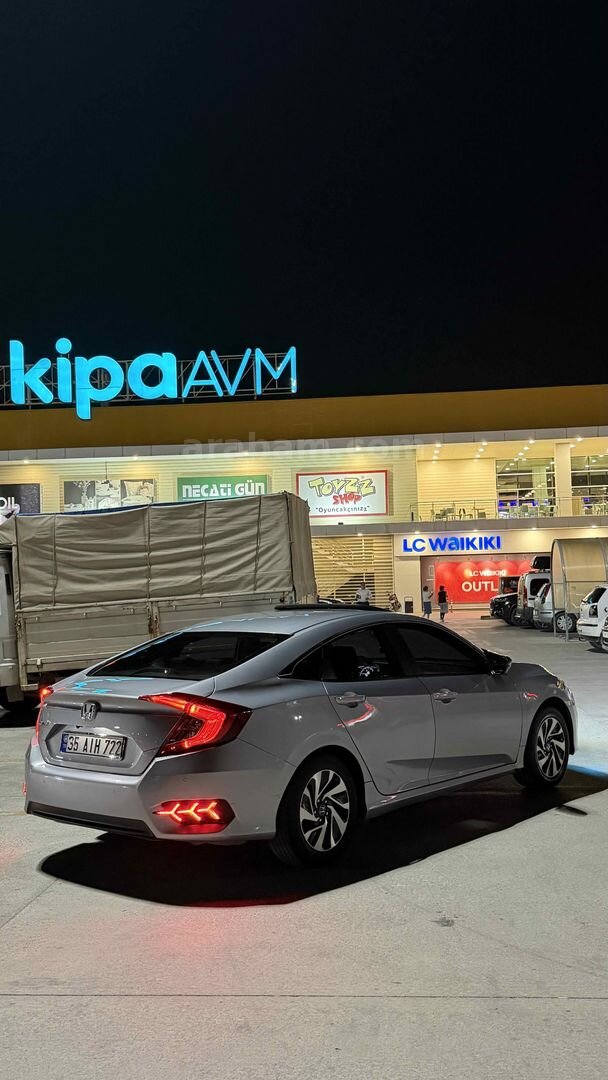 Sahibinden Honda Civic 1.6i VTEC Eco Elegance 2019 Model Balıkesir 110.000 km Gri (Gümüş) 3