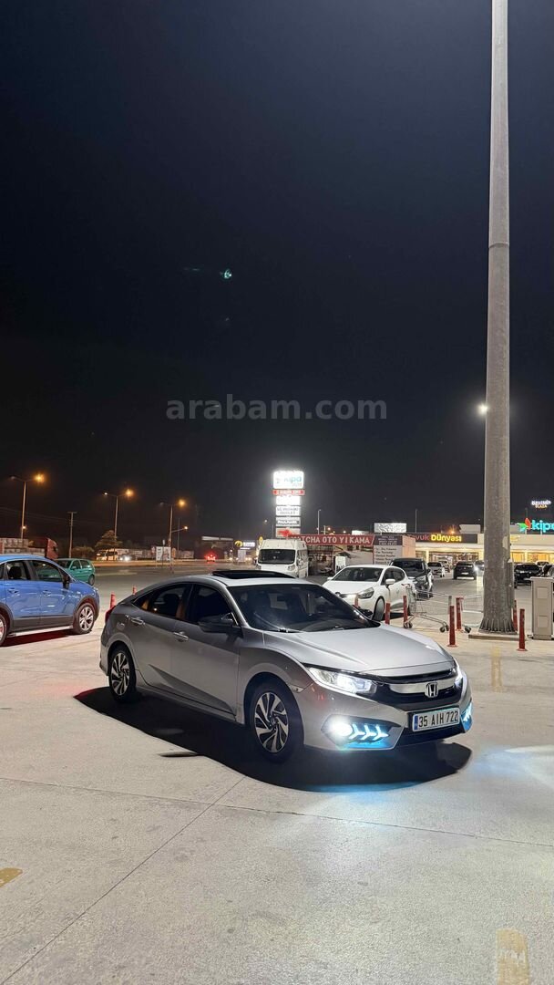 Sahibinden Honda Civic 1.6i VTEC Eco Elegance 2019 Model Balıkesir 110.000 km Gri (Gümüş) 1