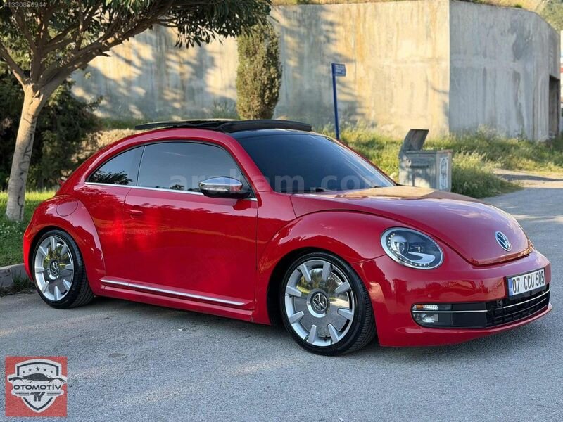 Galeriden Volkswagen Beetle 1.6 TDi Design 2014 Model Antalya 187.000 km Kırmızı