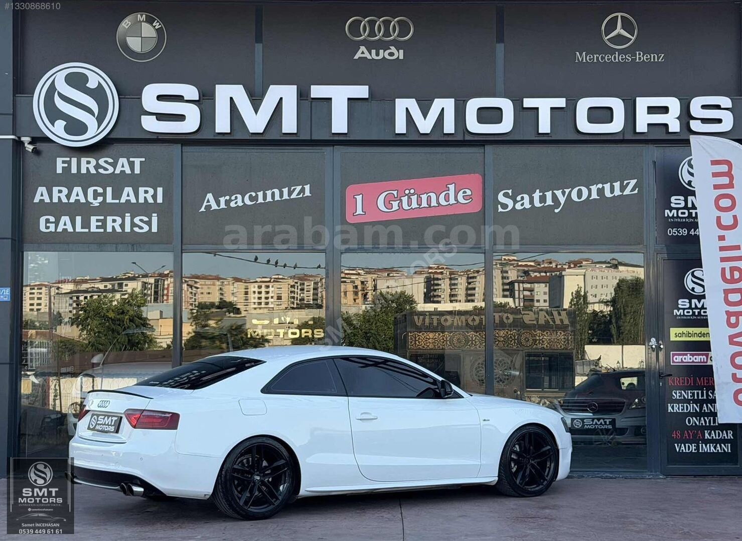 Galeriden Audi A5 Coupe 2.0 TFSI 2009 Model Tekirdağ 265.000 km Beyaz 2