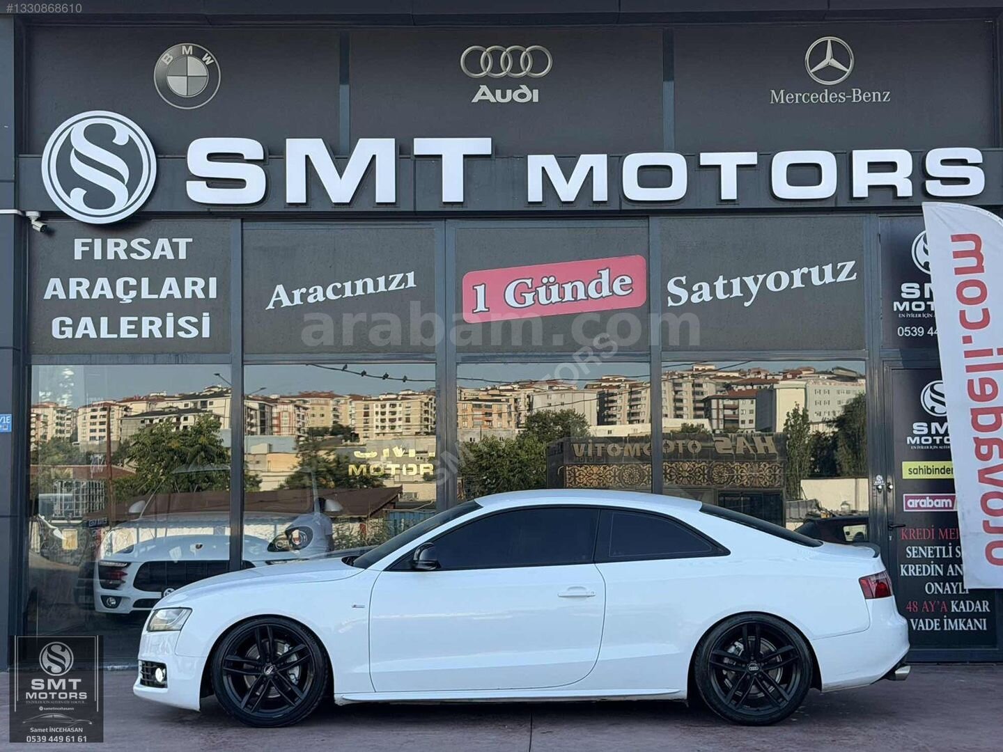Galeriden Audi A5 Coupe 2.0 TFSI 2009 Model Tekirdağ 265.000 km Beyaz 3