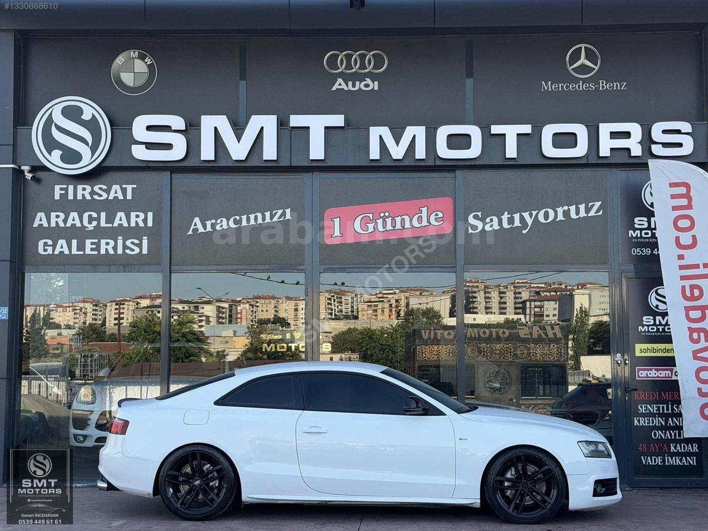 Galeriden Audi A5 Coupe 2.0 TFSI 2009 Model Tekirdağ 265.000 km Beyaz 4