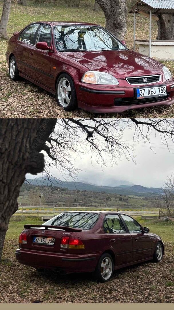 Sahibinden Honda Civic 1.6 i ES 1997 Model Aydın 299.250 km Bordo 2