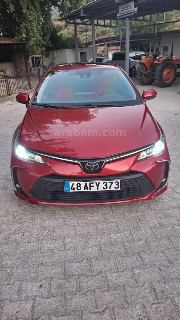 Sahibinden Toyota Corolla 1.5 Flame X-Pack 2021 Model Muğla 74.000 km Kırmızı 1