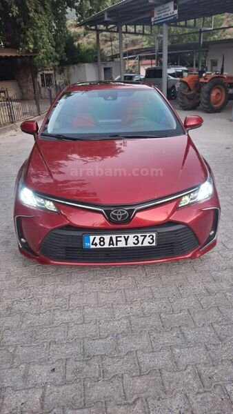 Sahibinden Toyota Corolla 1.5 Flame X-Pack 2021 Model Muğla 74.000 km Kırmızı